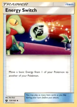 ENERGY SWITCH 129/168 UNCOMMON CELESTIAL STORM POKEMON NEAR MINT - Image 1