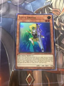 Yu-Gi-Oh! Lefty Driver 1st Ed. DUPO-EN033 Ultra Rare NM/LP - Image 1