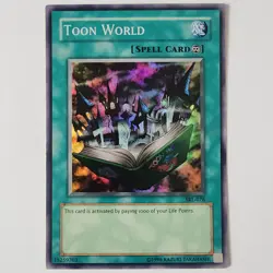 Toon World - SRL-076 - LP+ - Super Rare - Unlimited - Yugioh - 1996 - Image 1