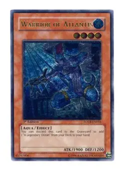 Warrior of Atlantis - FOTB-EN016 - Ultimate Rare - Unlimited Edition Near Mint - - Image 1