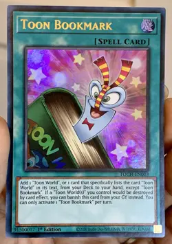 Yugioh Toon Bookmark TOCH-EN003 Ultra Rare 1st Ed NM/VLP w/Tracking - Image 2