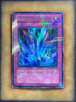 Yugioh Torrential Tribute HL04-EN006 Hobby League Parallel Ultra Rare LP - Image 1