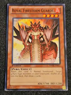 1x (LP) Royal Firestorm Guards - SDOK-EN012 - Common - 1st Edition YuGiOh - Image 1