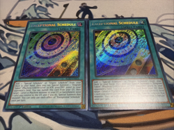 Yugioh Exceptional Schedule Secret Rare BLZD-EN054 Near Mint x2 - Image 1