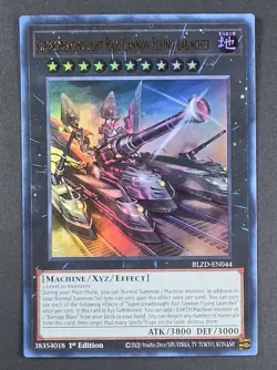 Superdreadnought Rail Cannon Flying Launcher BLZD-EN044 Yu-Gi-Oh NM - Image 1