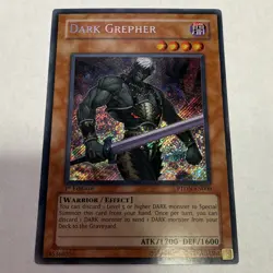 Konami Yu-Gi-Oh! Dark Grepher PTDN-EN000 Phantom Darkness Secret Rare Foil 1st - Image 1