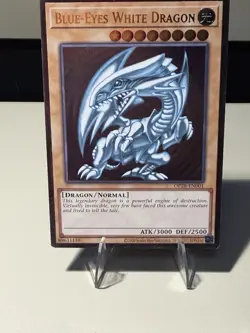Yu-Gi-Oh Blue-Eyes White Dragon OP28-EN001 Ultimate Rare - Image 1