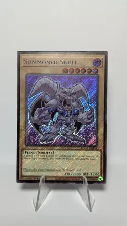 Summoned Skull HOLO BLEED - Secret Rare 1st Edition - BLGG-EN001 Yu-Gi-Oh - Image 1