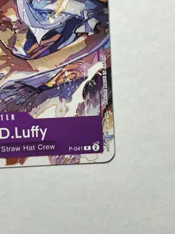Monkey.D.Luffy P-041 One Piece TCG Card Game English Purple Promo (041) - Image 5