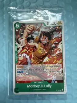 **Sealed** Monkey.D.Luffy P-135 - One Piece TCG English Card OP16 Pre-release - Image 1