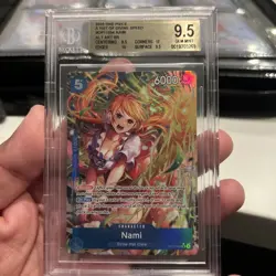 Nami Alternate Art Foil OP11-054 A Fist of Divine Speed Super Rare Bgs 9.5 2-10s - Image 1