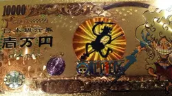 RARE GEAR 5 Luffy One Piece Anime 24K Gold Flake Berry Dollar USA SELLER - Image 3