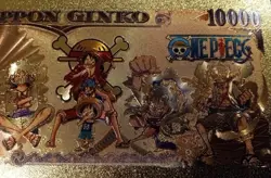 RARE GEAR 5 Luffy One Piece Anime 24K Gold Flake Berry Dollar USA SELLER - Image 5