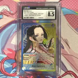 ~CGC 8.5 Boa Hancock OP14-041 Azure Sea Leader Alt Art Foil 5000 2026 One Piece~ - Image 1