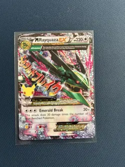 Mega Rayquaza EX # 76/108 25th Year Celebrations Ultra Rare Pokemon TCG Mint - Image 1