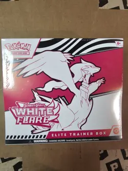 POKEMON TCG Scarlet & Violet White Flare Elite Trainer Box Sealed Box Brand New! - Image 1