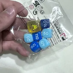 Official Play! Pokemon TCG Damage Counter Dice Set - Pikachu Heads / Tails - Image 4