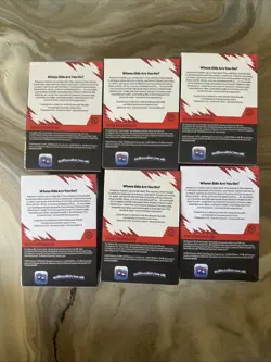 **EMPTY** LOT OF 6 - POKEMON TCG - DESTINED RIVALS BOOSTER BUNDLE. **EMPTY!** - Image 2