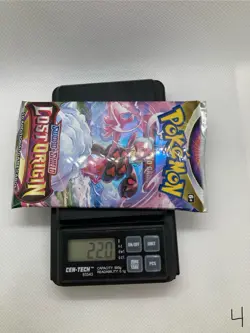 22.0g Weighed Lost Origin Pokemon Sword & Shield Booster Pack - Image 1