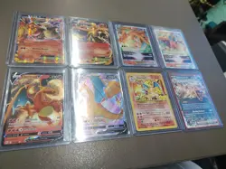 Charizard Lot Of 8 Pokemon Nintendo Sleeved Sent With Care - Image 1