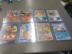 Charizard Lot Of 8 Pokemon Nintendo Sleeved Sent With Care - Image 3