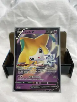 Pokemon TCG Jirachi V SWSH299 Sword & Shield Black Star Promo Full Art Holo NM/M - Image 1
