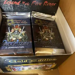 Legend Of The Five Rings Booster Boxes+Pokemon Spooky Packs - Image 2