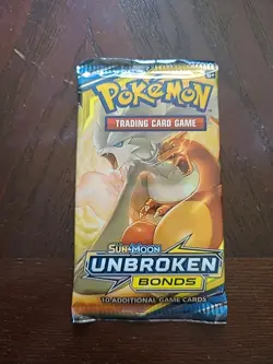 Pokemon TCG Sun & Moon Unbroken Bonds Booster Pack - Image 1