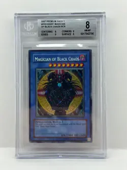 YUGIOH BGS 8 2007 Magician of Black Chaos PP01-En001 Secret Rare - Image 1