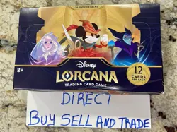 Disney Lorcana Trading Card Game The First Chapter Booster Box New Sealed Rare - Image 1