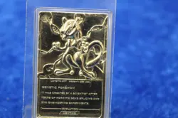 Pokemon MewTow 1999 23k Gold Plated Trading Cards W/ Certificate Of Authenticity - Image 2