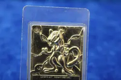 Pokemon MewTow 1999 23k Gold Plated Trading Cards W/ Certificate Of Authenticity - Image 3
