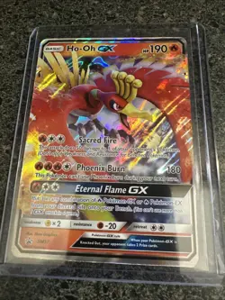 Pokemon Ho-Oh GX SM57 Sun & Moon Black Star Promo Card Near Mint Condition - Image 1