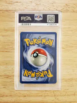 Pokemon PSA 7 NM-MINT 1999 Lt. Surge 1st Edition Gym Heroes Holo Card - Image 2