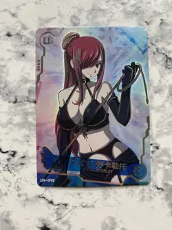 Goddess Story Maiden Party Doujin Holo UR Card 049 - Erza Scarlet Fairy Tail - Image 1