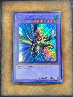 Yugioh Gaia the Dragon Champion LOB-EN125 Secret Rare 25th Anniversary NM - Image 1