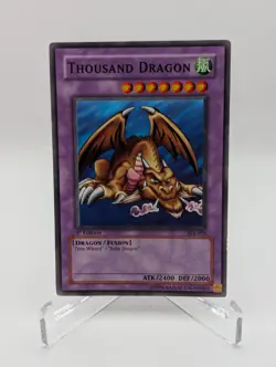 YUGIOH THOUSAND DRAGON SDJ-023 COMMON 1ST ED NM/VLP - Image 1