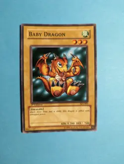 2002 Yu-Gi-Oh TCG BABY DRAGON, #SDJ-003 1ST EDITION - Image 1