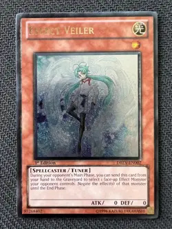 Yugioh Effect Veiler 1st Edition Ultimate Rare DREV-EN002 NM - Image 1