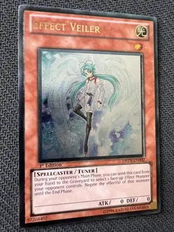 Yugioh Effect Veiler 1st Edition Ultimate Rare DREV-EN002 NM - Image 3
