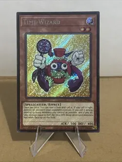 Time Wizard | MZMU-EN060 | Secret Rare | CHIBI HOLO BLEED! | NM | YuGiOh! - Image 1