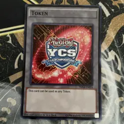 YCS CHAMPIONSHIP SERIES TOKEN SUPER RARE TKN4-EN024 NEAR MINT YUGIOH NM - Image 1