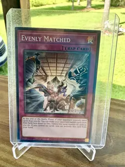 Yu-Gi-Oh! Evenly Matched SDBT-EN038 - Super Rare - 1st Edition - LP - Image 1