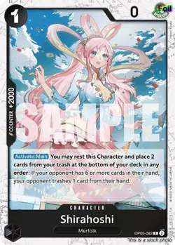 Shirahoshi (Jolly Roger Foil) [PRB-01 - OP05-082] - NM [Foil] TCG One Piece - Image 1