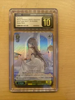 CGC Pristine 10 Fortune Weiss Schwarz Azure Lane Vol.2 Super Rare - Image 1