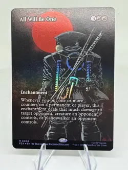 ALL WILL BE ONE MTG Borderless NM MTG LAST RONIN NINJA TURTLE FOIL NM - Image 1
