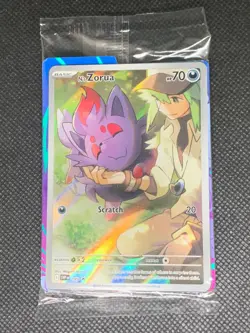 N's Zorua SVP189 - Journey Together ETB Promo Pokemon Card - Sealed - Image 1