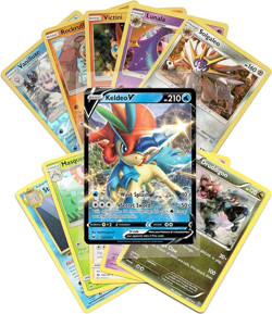 Pokemon Cards 50 Card Assorted Lot with Guaranteed V Pokemon - Image 3