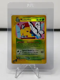 Butterfree-38/165-Reverse Holo-Expedition Base Set- Pokemon Card-2002- LP - Image 1