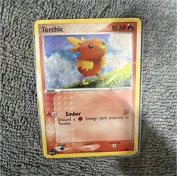 Pokemon Torchic 97/109 EX Ruby & Sapphire Holo Rare 50 HP 30 Attack Card - Image 1
